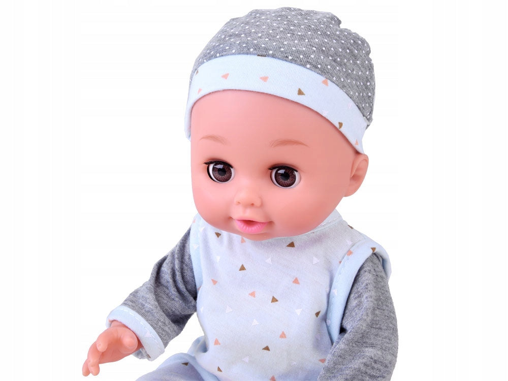Interaktywna Lalka Sikająca Bobas Pije Mówi + Akcesoria Nocnik Pampers