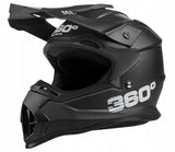 Motocyklowy Kask XXS Cross Enduro ECE Daszek Wentylacja Na Quad MTB Czarny