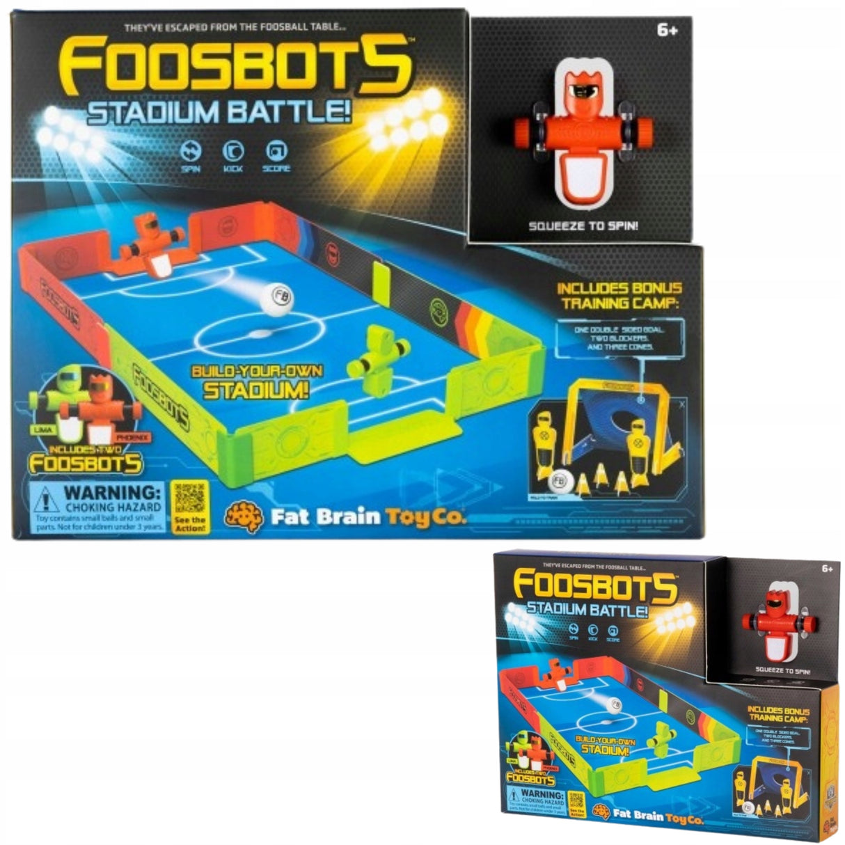 Gra Piłkarzyki Foosbots Stadion Piłkarski Stadion Zabawka One Size