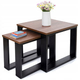 Stolik Kawowy Poves Justyna 2W1 Dąb Craft Loft Retro 2 Stoliki 60x60