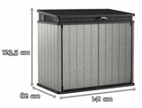 Szafa Ogrodowa Schowek 2x 240L [1150L] 140x82x123,5 cm Pojemnik Na Kosze