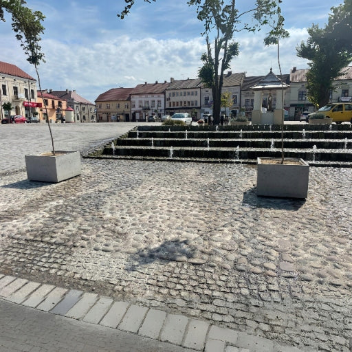 Donica Betonowa MROZOODPORNA Beton Architektoniczny 110kg | 50x50x50 Poves