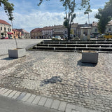 Donica Betonowa MROZOODPORNA Beton Architektoniczny 110kg | 50x50x50 Poves