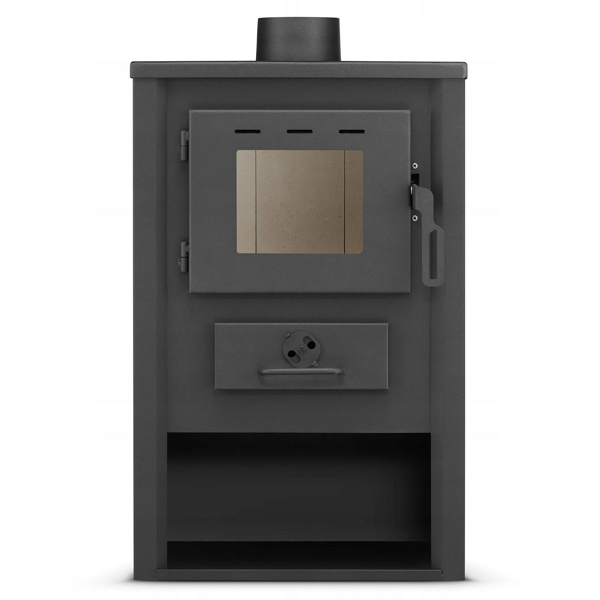 Piec Stalowy Kominek Wolnostojący Koza Moc Maksymalna 12kW Nominalna 9,7kW