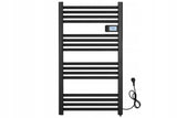 Grzejnik Łazienkowy Aluminium Drabinka Elektryczny Programator Czarny 500 W