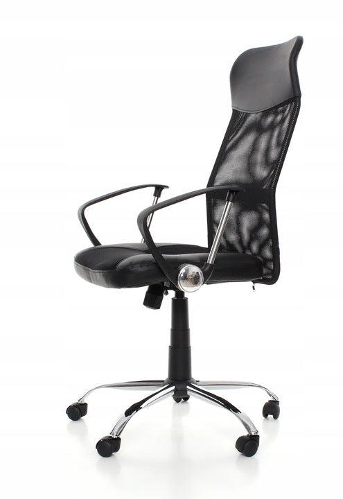 BIUROWY FOTEL OBROTOWY REGULOWANY KRZESŁO DO BIURA PRACY TILT ERGONOMICZNY
