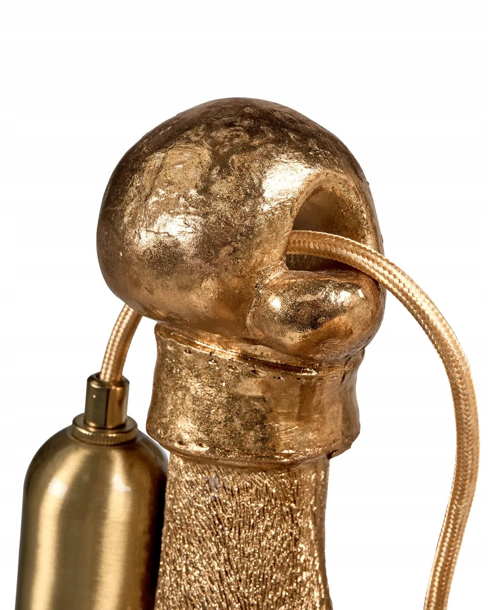 Lampa Stołowa Złoty Pies Elegancka Lampka w Kształcie Buldoga Angielskiego