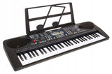 Keyboard Organy dla Dzieci Organki Stojak na Nuty Mikrofon do Nauki Gry