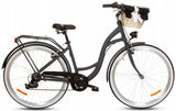 Rower Miejski Damski Lekki Damka SHIMANO 7 WARIANTY Koło 28" Cali