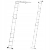 Drabina aluminiowa przegubowa składana wielofunkcyjna 4x4 POVES mocna