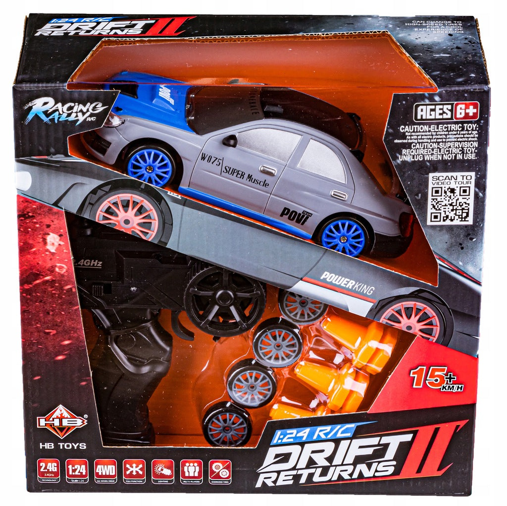 SAMOCHÓD AUTO RC DO DRIFTU SUBARU IMPREZA + PILOT