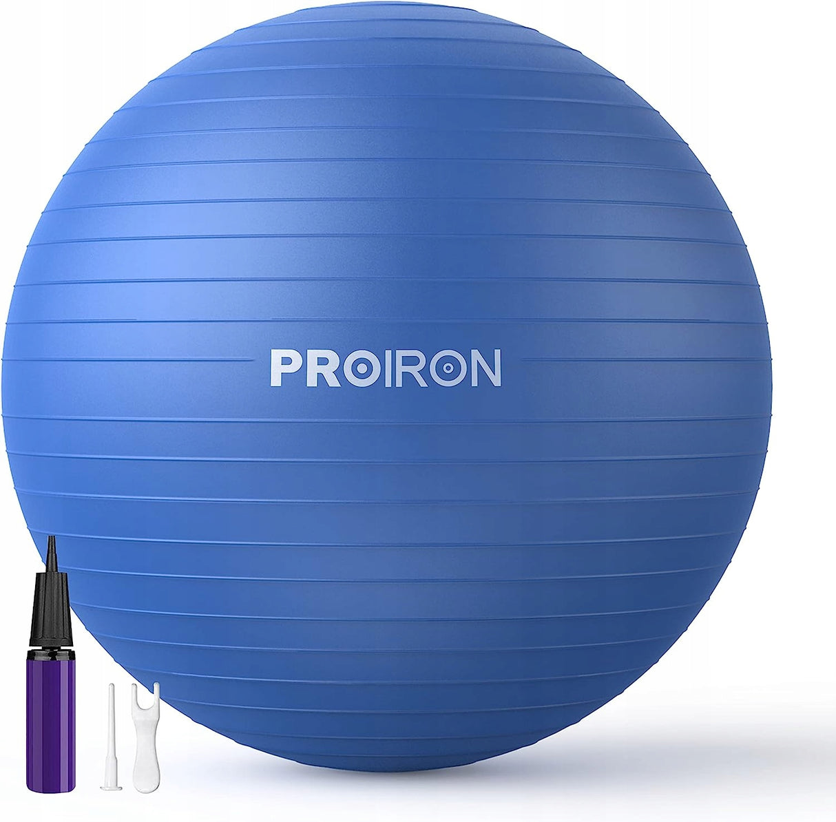 Piłka Fitness Gimnastyczna Ćwiczeń + GRATIS POMPKA 65CM średnica Fioletowa
