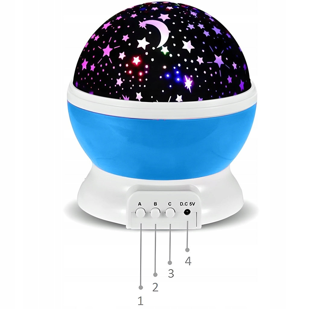 Lampka Nocna Projektor Gwiazd Nieba Rzutnik 2w1 XL! Super Prezent Na Święta