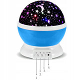 Lampka Nocna Projektor Gwiazd Nieba Rzutnik 2w1 XL! Super Prezent Na Święta