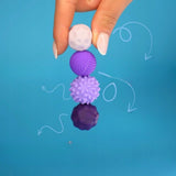 Zabawka Antystresowa Kulki Fioletowe Magnetyczna Sensoryczna 33mm 4 Sztuki
