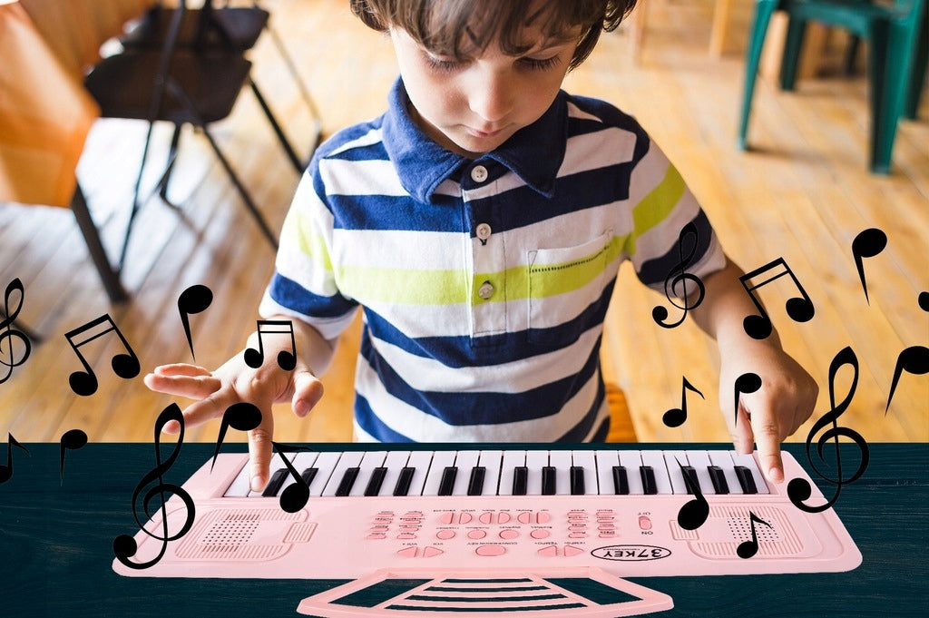 Organy Elektryczne Pianino Keyboard Mikrofon dla Dzieci 37 Klawiszy