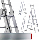 Drabina aluminiowa wielofunkcyjna 3x10 stopni produkt POLSKI + GRATIS POVES