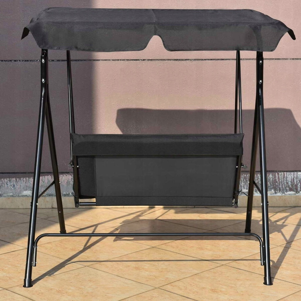 HUŚTAWKA OGRODOWA 2 OSOBOWA BUJANA LEŻANKA Z DACHEM PREMIUM 104x104 cm