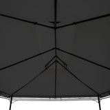 Pawilon Ogrodowy Namiot Elegancki do Ogrodu Altana 3x4x2,7 m Czarny Poves
