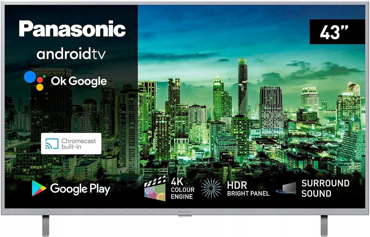 Telewizor LED Panasonic TX-43LXW724 43" Cali 4K Ultra HD Android Srebrny