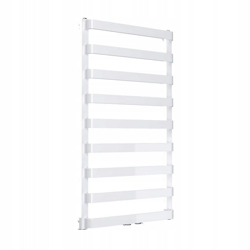 Grzejnik Łazienkowy Dekoracyjny Drabinka Wodny 54x127 cm 546 W Biały Połysk