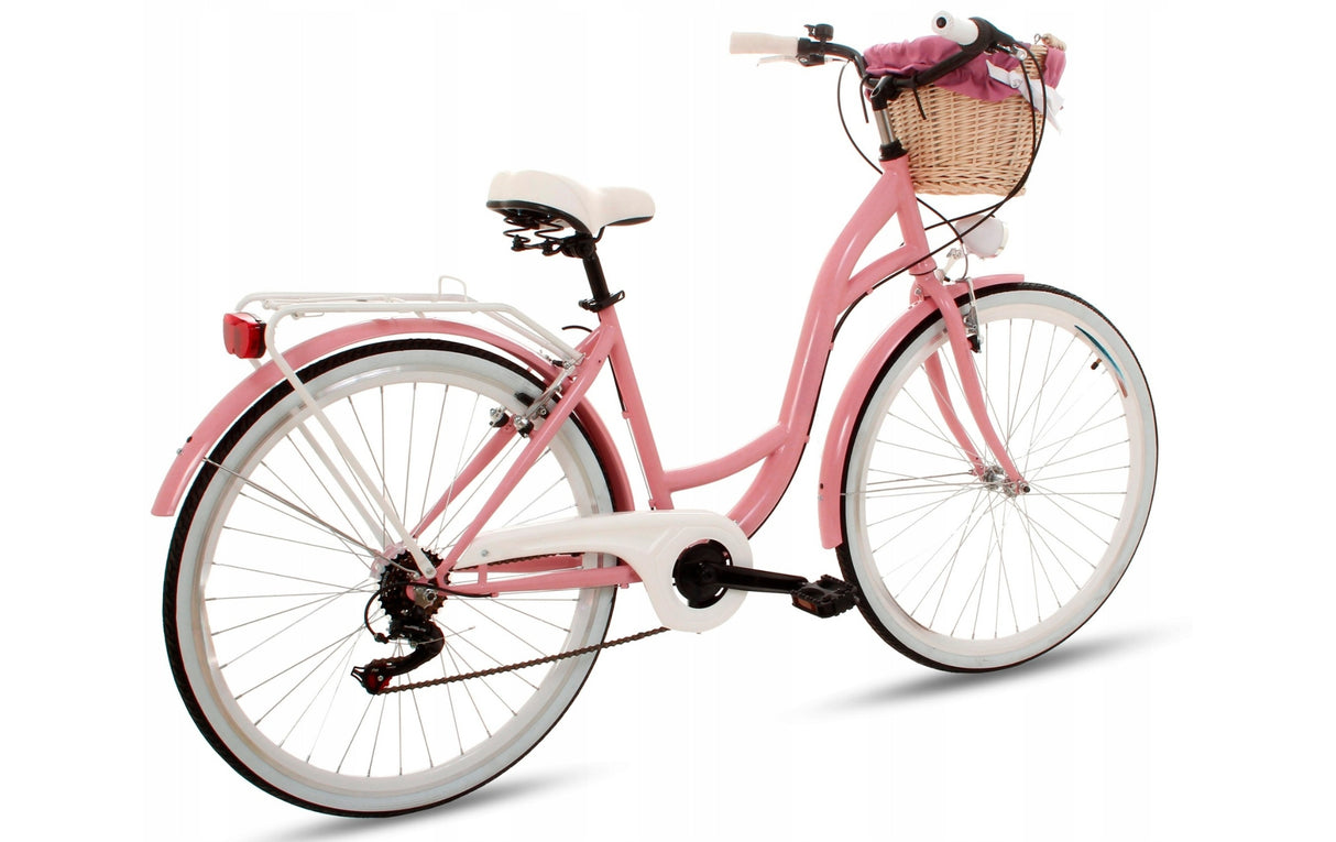 Rower Miejski Damski Lekki Damka SHIMANO 7 WARIANTY Koło 28" Cali
