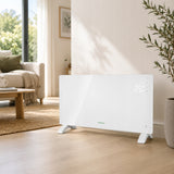 Grzejnik Elektryczny Konwektorowy Szklany WiFi 2000W Termostat IP24