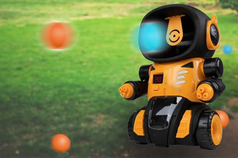 Gra Zręcznościowa Strzelnica Robot Zabawka dla Dzieci 2 Karabiny 24 Kulki
