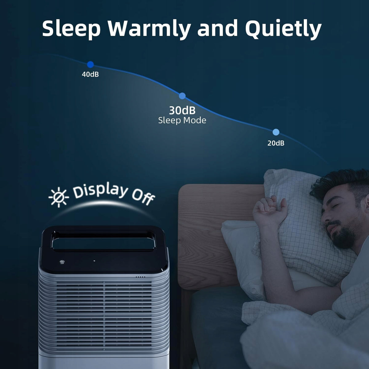 Osuszacz Powietrza CONOPU DH-CS10 270 W Biały Cichy Mocny Wydajność 16l/24h