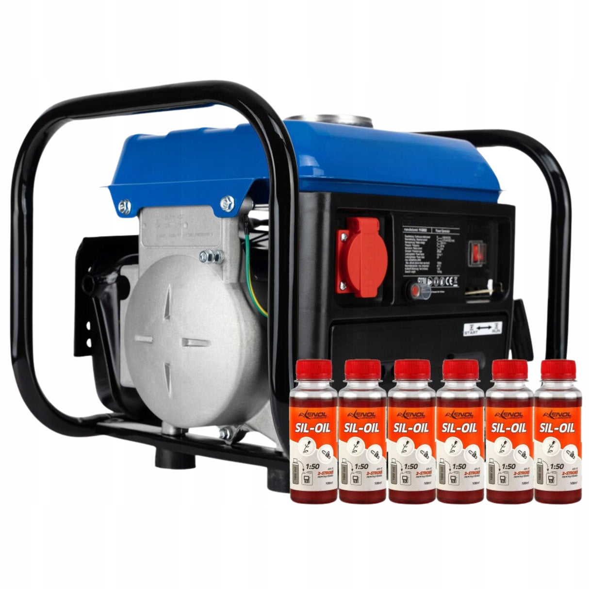Przenośny Generator Prądu 750W Mocny Agregat Prądotwórczy Wydajny Prezent