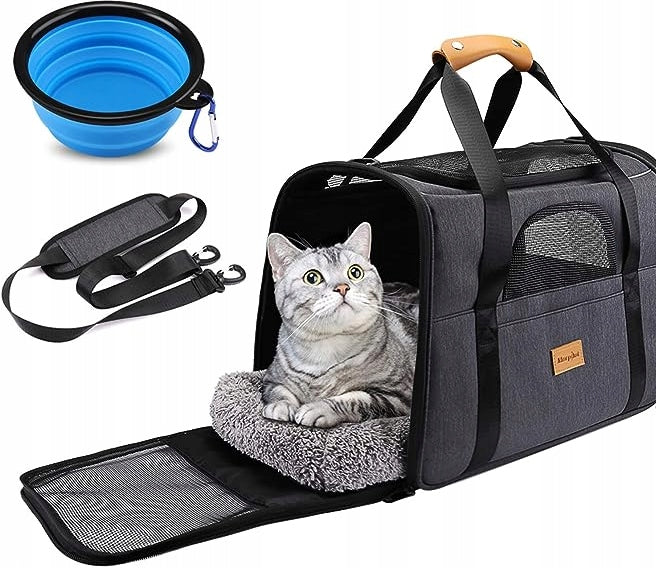 Transporter Dla Psa I Kota Poves Otwierany Z Góry Boku 44x31x34cm Do 7kg