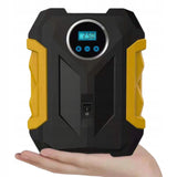KOMPRESOR SAMOCHODOWY Pompka Elektryczna Sprężarka do Kół 12V LCD LED POVES