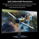 Monitor Dotykowy Pisichen 27" Cali 2K QHD 100Hz IPS 10-pkt Dotyk USB-C