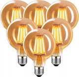 6szt. ŻARÓWKA dekoracyjna OZDOBNA retro EDISON E27