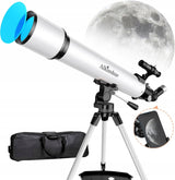 Teleskop Astronomiczny Alkinshue 70mm 600mm Statyw Plecak Adapter Telefon