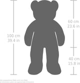 Pluszowy Miś Przytulanka Brązowo Beżowy XXL 100 cm Brązowy Pluszak
