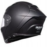 Kask Szczękowy Motocyklowy pod Interkom Blenda Czarny Met Rozmiar XS