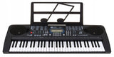 Keyboard Organy dla Dzieci Organki Stojak na Nuty Mikrofon do Nauki Gry