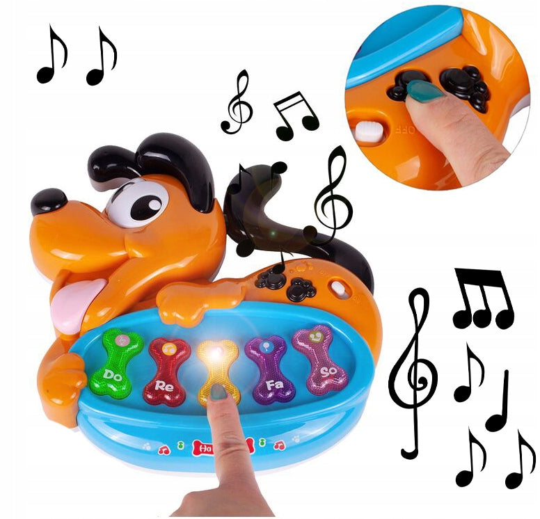 ORGANKI PIANINKO MUZYCZNE INTERAKTYWNE DZWIĘK LED