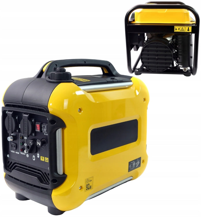 Agregat Generator Prądu Inwerterowy 2,6kW Benzyna 230V AVR Lekki Prezent
