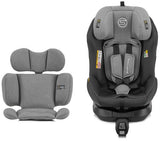 Fotelik Samochodowy Black-Grey 40-150cm 0-36 KG POVES Podstawka dla Dziecka