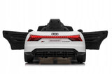 Audi E-Tron RS GT Autko na Akumulator Skóra Biały 12V 7Ah 90W dla Dziecka