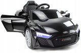 Audi R8 Spyder LIFT Autko na Akumulator Skóra Czarne 2.4G 12V 16000 RPM