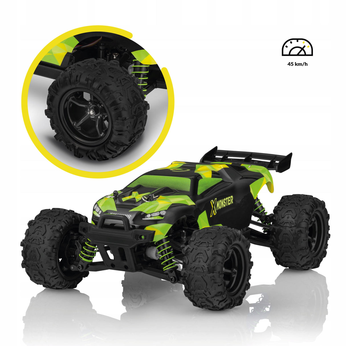 Samochód RC 4x4 Zdalnie Sterowany 30km/h 2 Akumulatory 100m Zasięg