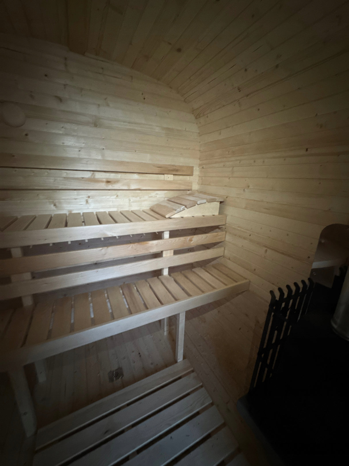Sauna Ogrodowa z Piecem na Drewno od Wewnątrz Quadro 340cm Szwedzkie Drewno
