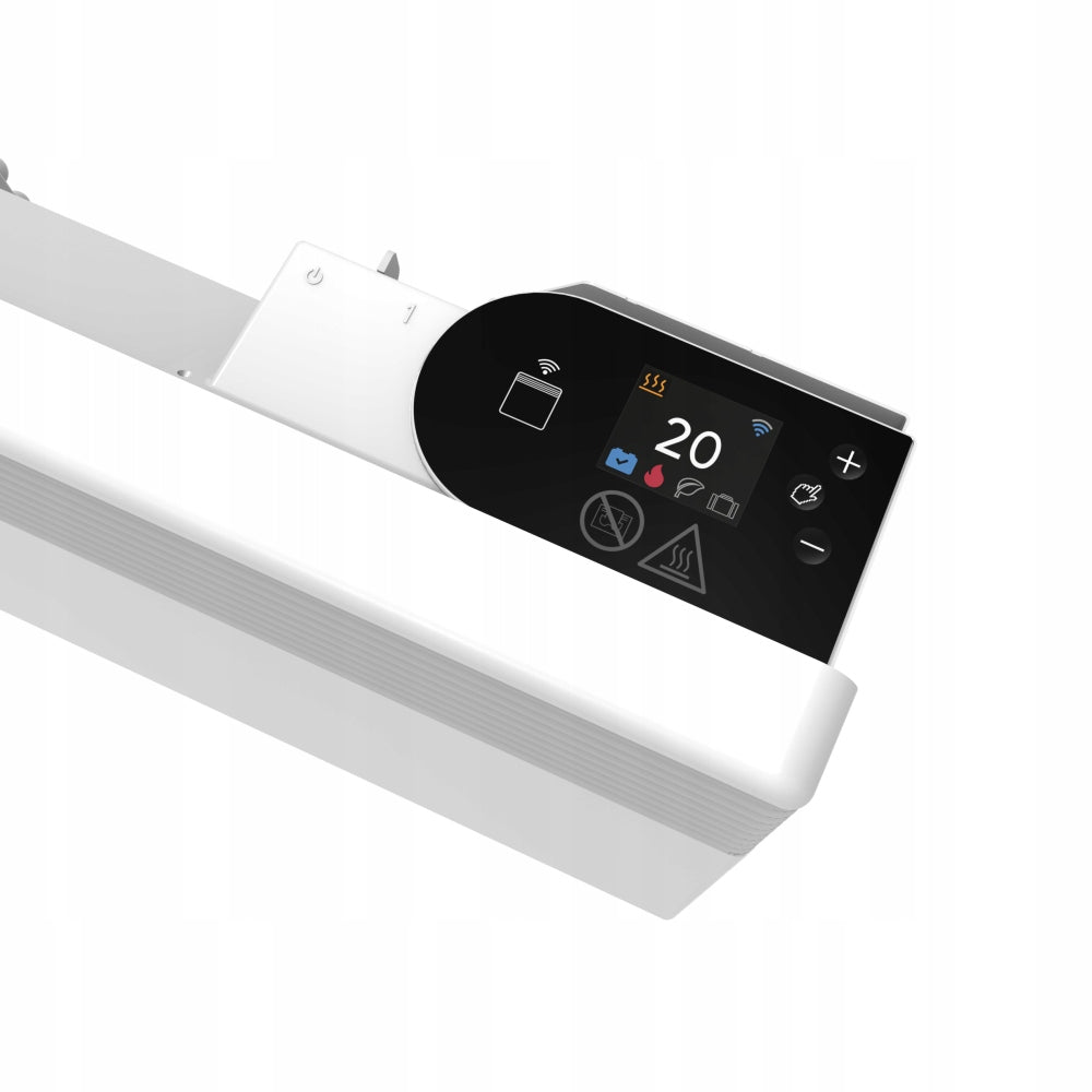 Grzejnik Elektryczny Termostat Programator Ścienny Solidny WiFi 2500W Biały