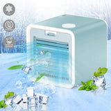 Wentylator Mini Klimatyzator Oczyszczacz VAZILLIO C11 10W 3w1 Pojemność 360