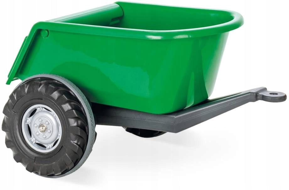 Duży Traktor na Pedały Przyczepa Jeździk dla Dziecka Zielony TraktorekXXL
