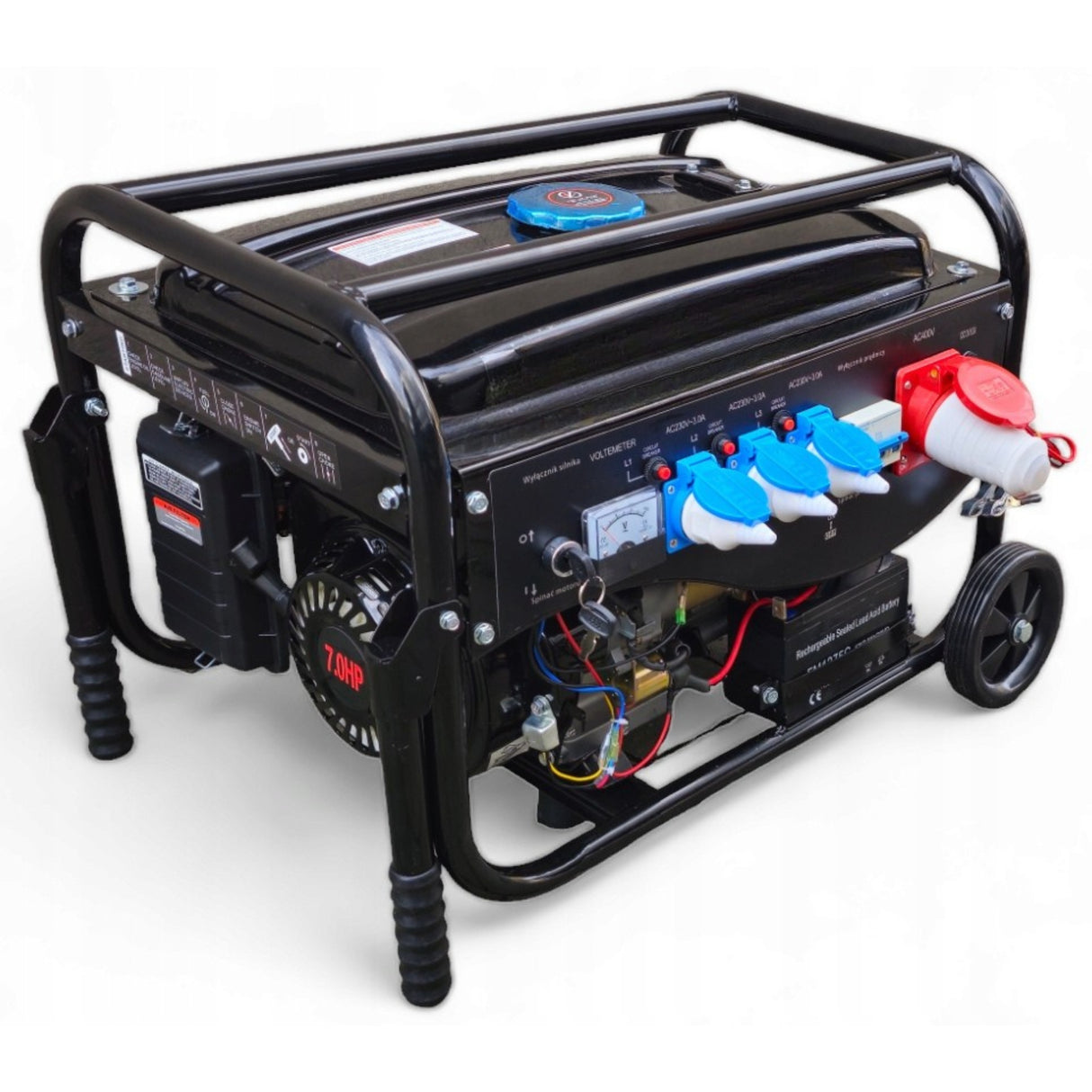 Agregat Prądotwórczy Generator Prądu 3- Fazowy 5,2kW Zestaw