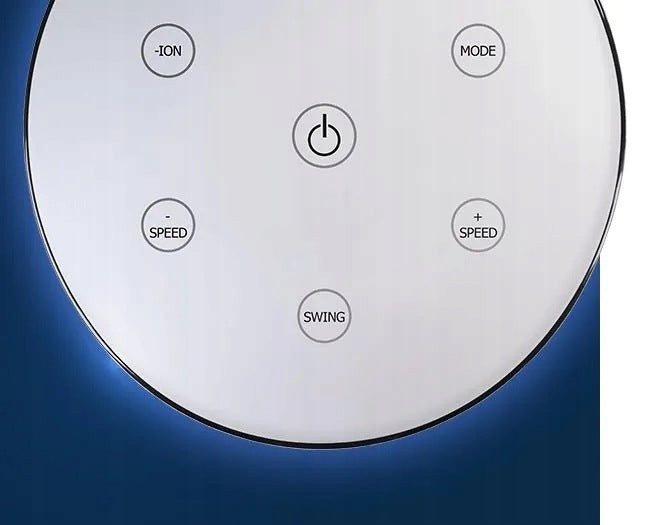 Wentylator Kolumnowy Stojący Elektroniczny Raven EKW002X Czarno-Biały 50W